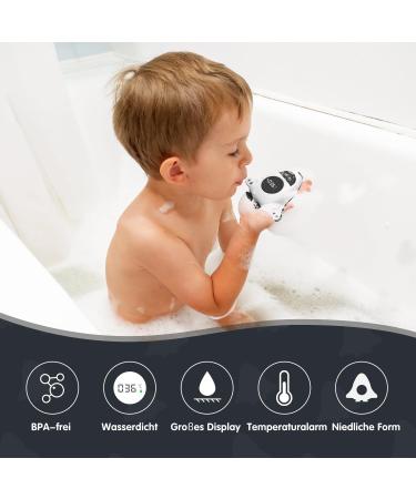 Bigkeyeoy Baby Bath Thermometer for Newborns | Digital Water Thermometer with Visual Alarm | Floating Toy Children's Bathing Thermometer | Safe Bathing Solution - Buy Online on GoSupps.com