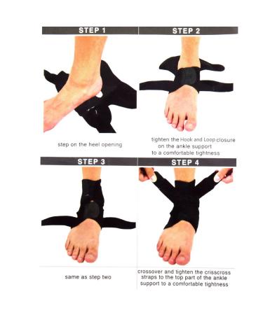Buy ZJchao Ankle Brace - Breathable Adjustable Support for Men & Women | Reduce Sprain & Injury Pain - Buy Online on GoSupps.com