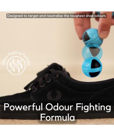 Odour Buster Shoe Deodorant Balls - Ultimate Sneaker Deodoriser & Shoe Freshener - Fresh Scent for Shoes & Bags - Reusable Sports Shoe Deodorizer - Eliminate Odour from Shoes Bags Lockers 1 count (Pack of 2) - Buy Online on GoSupps.com