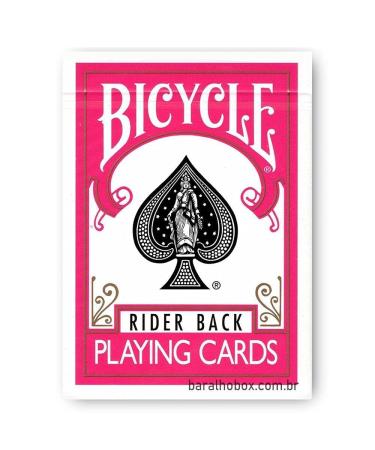 Bicycle Rider Back Fuchsia Deck