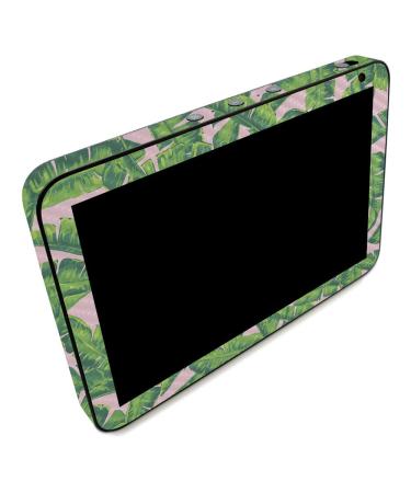 MightySkins Carbon Fiber Skin for Amazon Echo Show 8 (Gen 1) - Jungle Glam | Durable Textured Carbon Fiber Finish | Easy to Apply and Change Style | Made in The USA Neutral Stripes