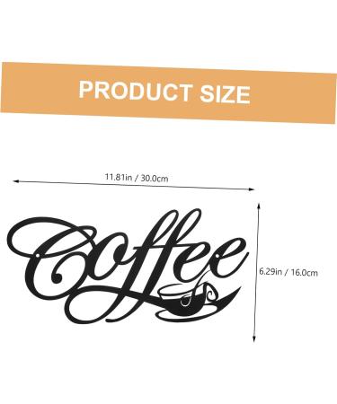 STOBAZA Coffee Metal Pendant Iron Wall Hanging Pendants Wall-mounted Pendant Wall Ornament Coffee Pendant Coffee Hanging Decor Iron Art Craft Pendant Indoor Hanging Decor - Buy Online on GoSupps.com