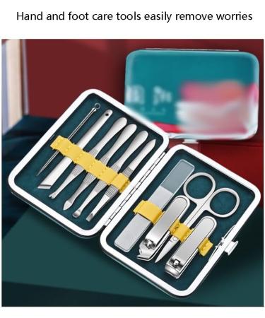 Portable Nail Clippers Stainless Steel Nail Cutter Travel Design with Built in Nail File for Men and Women (Color : Silver C) - Buy Online on GoSupps.com