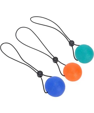 Verdant Touch Grip Ball 3 Pack Hand Wrist Rehabilitation & Strength Training Massage Balls - Blue 30 Orange 20 Green 35  - Buy Online on GoSupps.com
