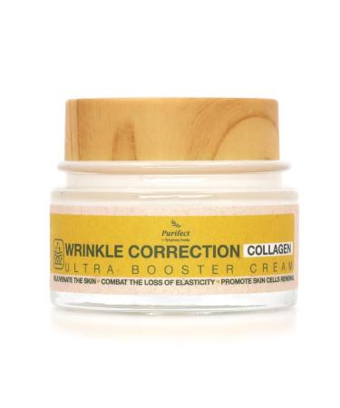 Purifect Wrinkle Correction Collagen Ultra Booster Cream Anti-Aging and Anti Wrinkle Face Cream Strengthens and Hydrates Skin Youthful and Glowing Complexion 50ml