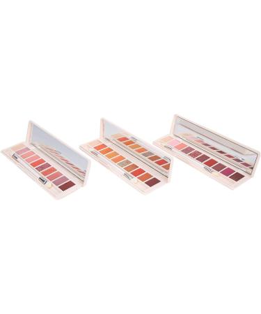 3Pcs Eye Shadow Glazed Eyeshadow Plate 10 Colors Eye Shadow Plate Makeup PalettesMakeup - Buy Online on GoSupps.com
