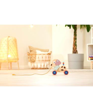 Eichhorn Eh Pulling Animal Dog - Durable Wooden Toy for Kids | International Shipping Available - Buy Online on GoSupps.com