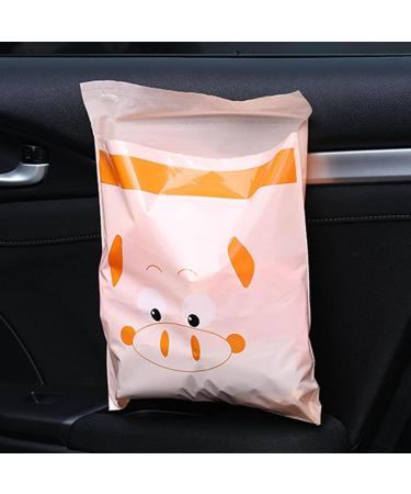 Vomit Bags Multi-Purpose Easy Stick-On -Adhesive Garbage Bag | Water-Proof Leak-Proof Adhesive for Vomit Car Motion Sickness Camping Bedroom Kitchen Travel Puchen 15 Pink Pigs - Buy Online on GoSupps.com