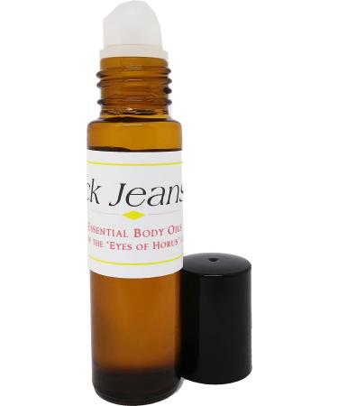 Virsachi: Black Jeans - Type For Men Scented Body Oil Fragrance Roll-On - Light Gold - 1/3 oz. - ID#37009 0.33 Fl Oz (Pack of 1)