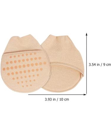 Buy Abaodam Women's Toe Topper Socks - 2 Pairs Non-Skid Forefoot Cushions for High Heels - Reusable Padding Pads for Ultimate Comfort - Buy Online on GoSupps.com