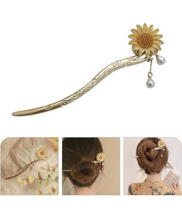 minkissy Daisy Hair Accessory Hair Gems for Women Bridal Tiara Japanese Hair Chopsticks Vintage Hair Chopsticks Hair Chopsticks for Women Sunflower Hair Sticks To Hang Pin China Bun Bride - Buy Online on GoSupps.com