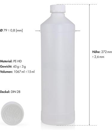 H fer Chemie Acetic Acid 60% - Premium Cleaner & Descaler | 6x1L Made in Germany for Optimal Performance - Buy Online on GoSupps.com