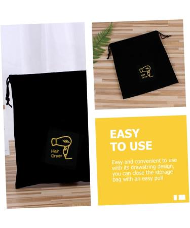 LALAFINA Drawstring Hair Dryer Storage Bag Curling Iron Holder Lint Holder Make up Traveling Organizer Bag Hairdryer Storage Bag Hairdryer Bag Organizer Hair Styling Tools Drawstring Bag - Buy Online on GoSupps.com
