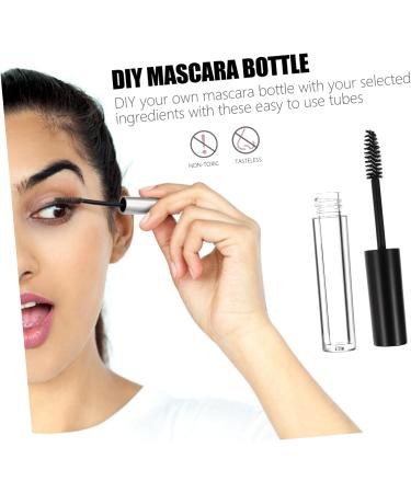 SOESFOUFU 6pcs Eyeliner Eyelash Bottle Lash Mascara Lip Gloss Tubes Transparent Mascara Clear Lipgloss Plastic - Buy Online on GoSupps.com