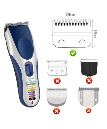 10 PCS Premium Wahl Clipper Guards 1/16-1 Inch - Metal Clip, Professional Hair Cutting Guides & Beard Trimmer Combs Attachment (Black) - Buy Online on GoSupps.com