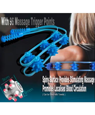 Massage Ball Set - 6PC Hedgehog & Trigger Point Massage Balls for Feet Neck & Fascia Relief | Suction Cup & Handle Included - Buy Online on GoSupps.com
