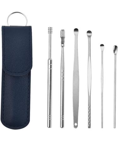 MACIMO Earwax Removal Kit - 6PCS Reusable Ear Pick Tools for Ear Wax Cleansing and Care (Color: A) - Buy Online on GoSupps.com