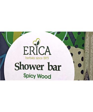 Erica Spicy Wood Shower Bar Wortelhout 95 gram - Buy Online on GoSupps.com