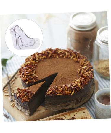 Milisten Chocolate Mold Shoes for Women Heels Clear Stripper Heels for Women Silicone Mold Cake Baking Wedding Cake Decoration High Heels Decor Mold Plastic 3D Stiletto Muffin - Buy Online on GoSupps.com