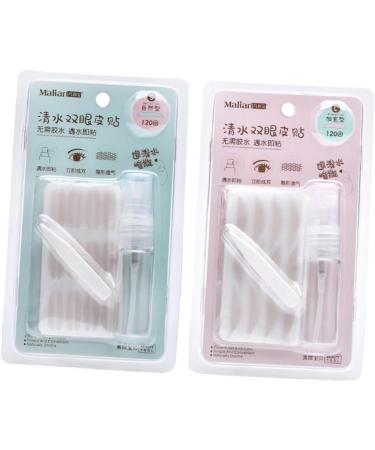 FOMIYES 2 Packs Travel Spray Bottle Cosmetic Eyelid Patch Women Double Eyelid Sticker Adhesive Tape Sample - Buy Online on GoSupps.com