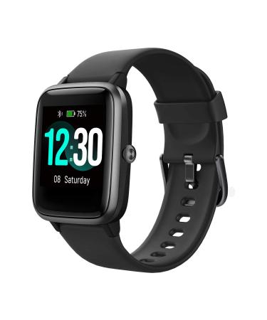 Fitness Tracker with Heart Rate Monitor, Fitpolo Smart Watch 1.3 inches Color Touch Screen IP68 Waterproof Step Calorie Counter Sleep Monitoring Pedometer Watches Activity Tracker for Women Men Kids Black - Buy Online on GoSupps.com
