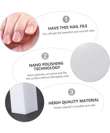 minkissy Finger Nail Files Nail File Kit Nail Sanding Buffer Nail Board Nail Files Board Buffing Block Toenail File Infant Nail File Nail File White Double Sided Tofu Cubes - Buy Online on GoSupps.com