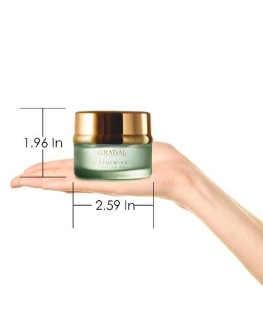 Gratiae Organic Renewing Peeling Gel Face Mask | Mild Cleanser with Witch Hazel | Deep Cleansing Exfoliating & Anti-Aging | 1.7 Fl Oz - International Shipping Available - Buy Online on GoSupps.com
