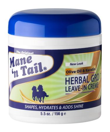 Mane 'n Tail Herbal Gro Leave-In Creme Therapy MAXIMUM VOLUME & SHINE 5.5 Ounce - Buy Online on GoSupps.com