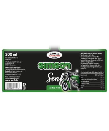 Buy Simson Mustard Online - Premium Quality International Shipping - Buy Online on GoSupps.com