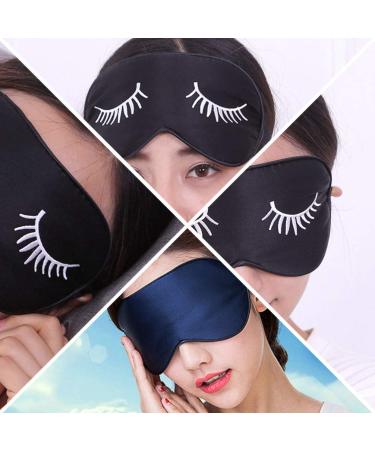 EXCEART Soft Silk Sleep Mask - Blackout Eye Cover for Travel & Sleep | Comfortable Blindfold & Eye Shade - Buy Online on GoSupps.com
