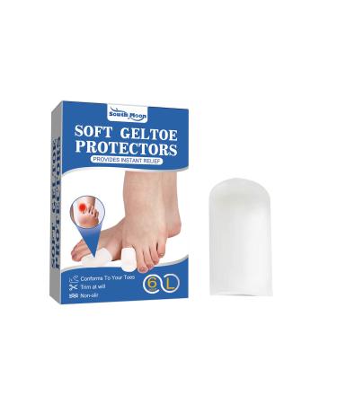 Sanwuyi Toe Caps - 6 - Big Toe Guards for of Toenails Corns Blisters and - Large (as Shown One Size) As Shown One Size