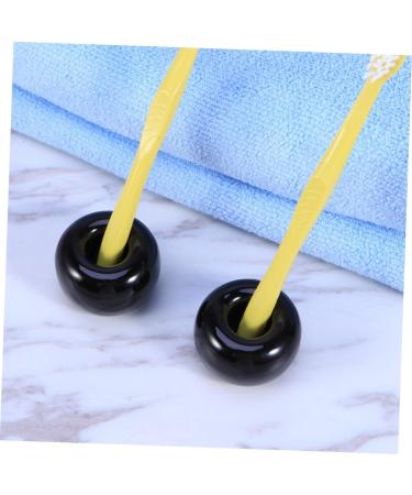 Alipis 6 Pcs Toothbrush Holder Set - Mini & Medium Black - International Shipping Available - Buy Online on GoSupps.com
