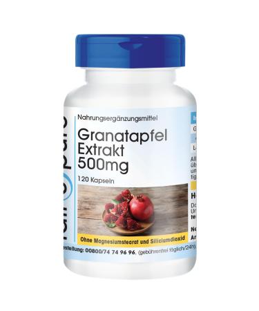 Fair & Pure - Pomegranate Extract 500mg - 40% Ellagic Acid - vegan - 120 Pomegranate Capsules