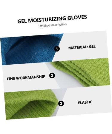 Beavorty 2 Pairs Gel Moisturizing Gloves moisturizing Gel Gloves Hand Lotion Gloves Beauty Gloves Hand Care Gloves Flex Tools Soft Elastic Hand Gloves Beauty Tools Elastic Gloves spa Crack - Buy Online on GoSupps.com