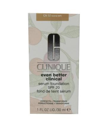Clinique Even Better Clinical Serum Foundation SPF 20 - CN 52 Neutral 1oz | Women's Foundation - Buy Online on GoSupps.com