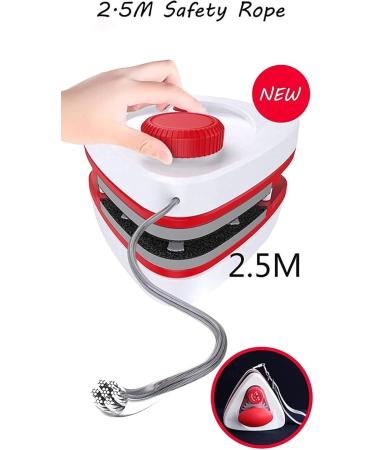 Window Scrubber Window Glass Cleaner Wiper Double-Sided Magnetic Glass Wiper Glider Glass Cleaning Tools Magnetic Window Cleaner for High-Rise Double Glazed Windows Thickness 8-36MM - Buy Online on GoSupps.com