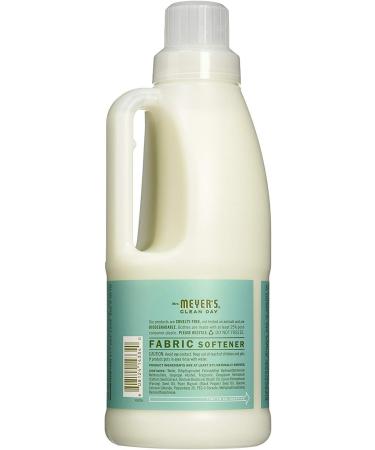 MRS. MEYER'S CLEAN DAY Basil Liquid Fabric Softener - Essential Oils Paraben Free 32 oz Pack of 6 for 192 Loads - Buy Online on GoSupps.com
