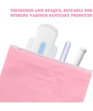 Sanitary Napkin Disposal Bags - 100PCS Zipper Pink Bags for Privacy Protection - Buy Online on GoSupps.com