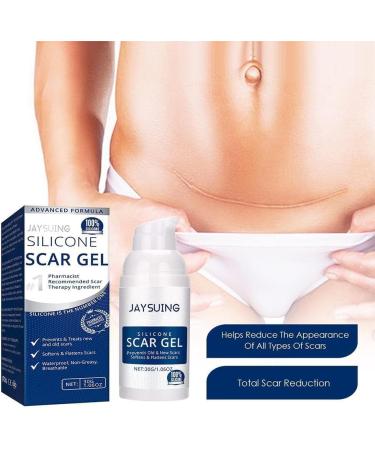 Silicone Skin Renewal Gel - Women's Treatment for Surgical Scars, Stretch Marks, Acne, Burn Scars & Pockmarks - 1pcs - Buy Online on GoSupps.com