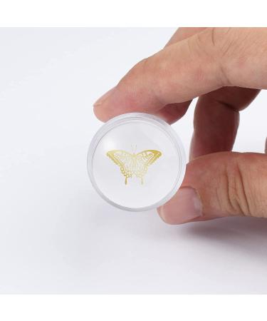 Nail Art Stamper: Silicone Clear Nail Stamping Jelly with Scraper - Transparent Body for DIY Nail Decor - Buy Online on GoSupps.com