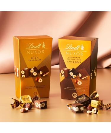  Lindt Lindt Nuxor Milk Chocolates & Hazelnuts Lindt Chocolate Gift 165g - Buy Online on GoSupps.com