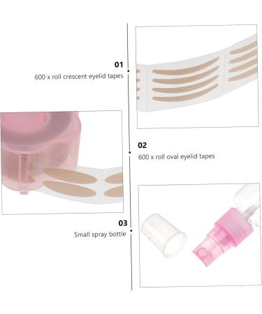 POPETPOP 1 Set Double Eyelid Sticker Instant Eye Lift Big Eye Tools Beautifying Eye Stickers Eye Patch Hooded - Buy Online on GoSupps.com