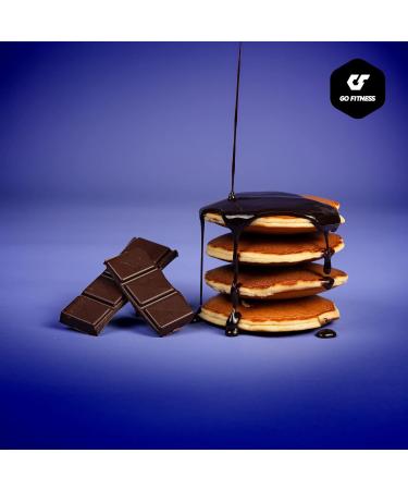 Go Fitness 12 Protein Pancakes - Delicious Chocolate High Protein Snack | 10g Protein Per Pancake | Healthy Protein Bar Alternative - Buy Online on GoSupps.com