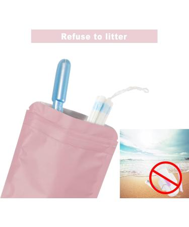100 Pack Feminine Personal Disposal Bags with Odor Locking Technology - Pink - Buy Online on GoSupps.com