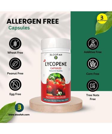 Tomato Powder Capsules 500mg - 180 Count | Organic Lycopene Supplement | Gluten Free Non-GMO Plant Based Health & Wellness Support - Buy Online on GoSupps.com