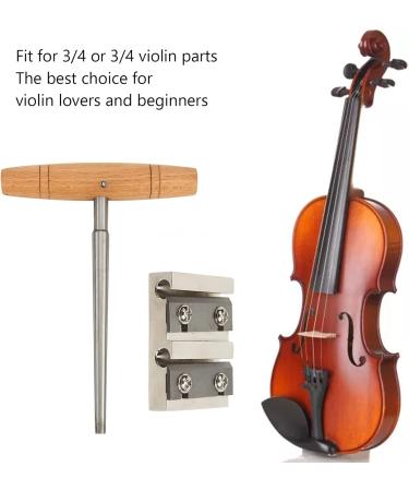 Portable Violin Tool Set with Wooden Handle | Durable 4-Hole Peg Shaver for Violin Maintenance - International Shipping Available - Buy Online on GoSupps.com