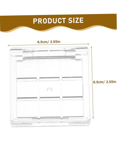  Beavorty Beavorty Refillable Lipstick Tray Blush Box Compact Eyeshadow Holder for Women - Buy Online on GoSupps.com