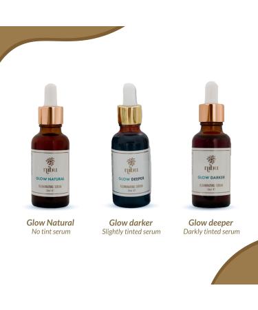  Nibu Glow Natural Serum 30ml Anti-aging anti-wrinkle reduces hyperpigmentation hydrating brightening and illuminating Organic face serum for men and women - Buy Online on GoSupps.com