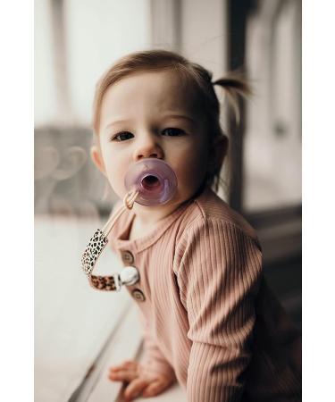 Silicone Leopard Printed Pacifier Clip by Three Little Tots | Modern, Short & Safety Tested - Buy Online on GoSupps.com