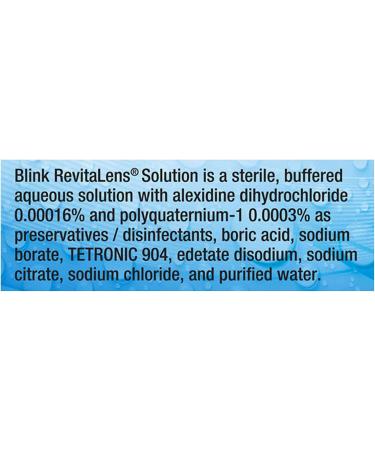Blink RevitaLens Multi-Purpose Disinfecting Solution 10 oz - Pack of 2 - Buy Online on GoSupps.com